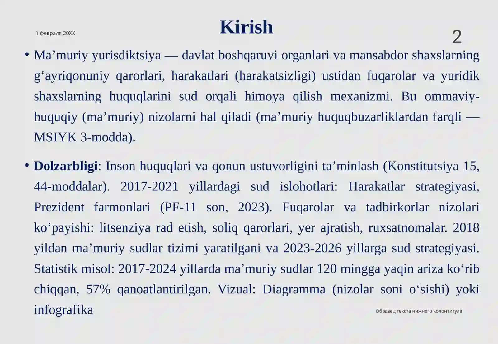 YURISDIKTSIYAVIY MA’MURIY PROTSESS 2