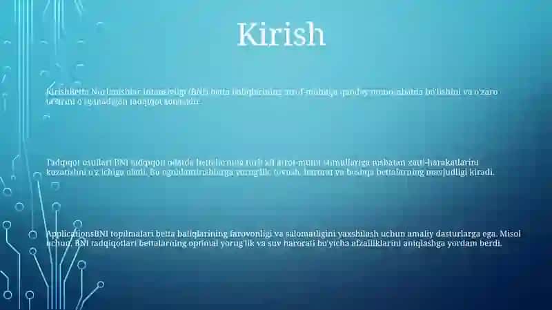Betta Nurlanishlar Intensivligi 2