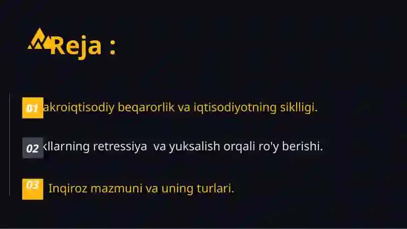 Iqtisodiyotning siklligi 2
