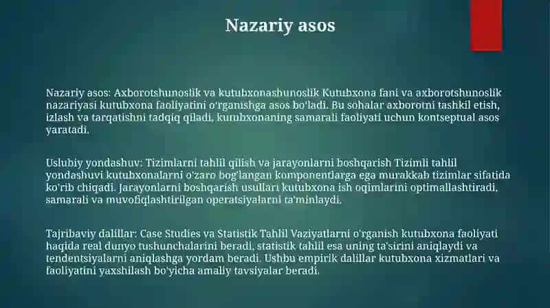 Kitobxonlik Faoliyatini Shakllantirish 2