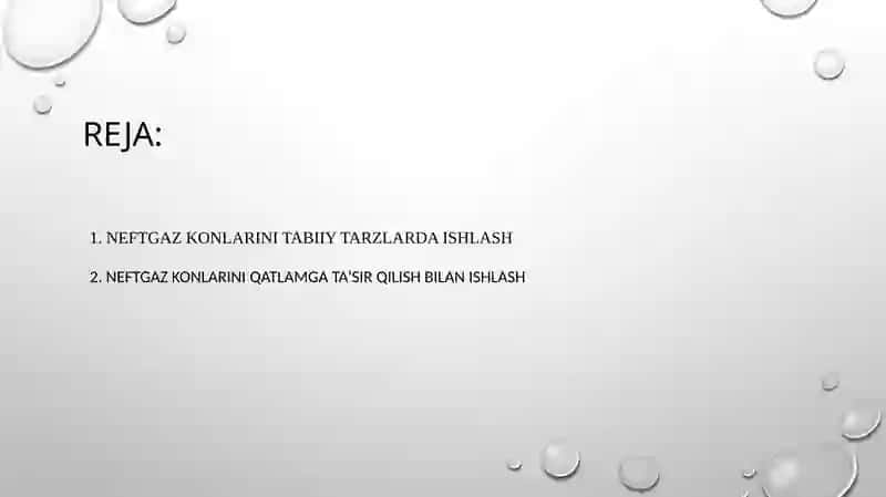Neft-gaz uyumlarini ishlashni loyihalashtirish 2