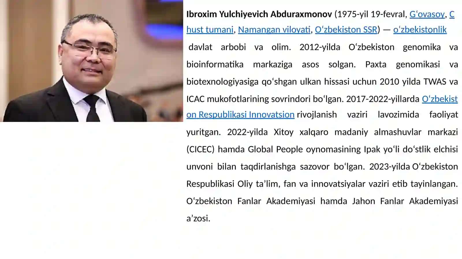 Ibroxim Yulchiyevich Abduraxmonov 2