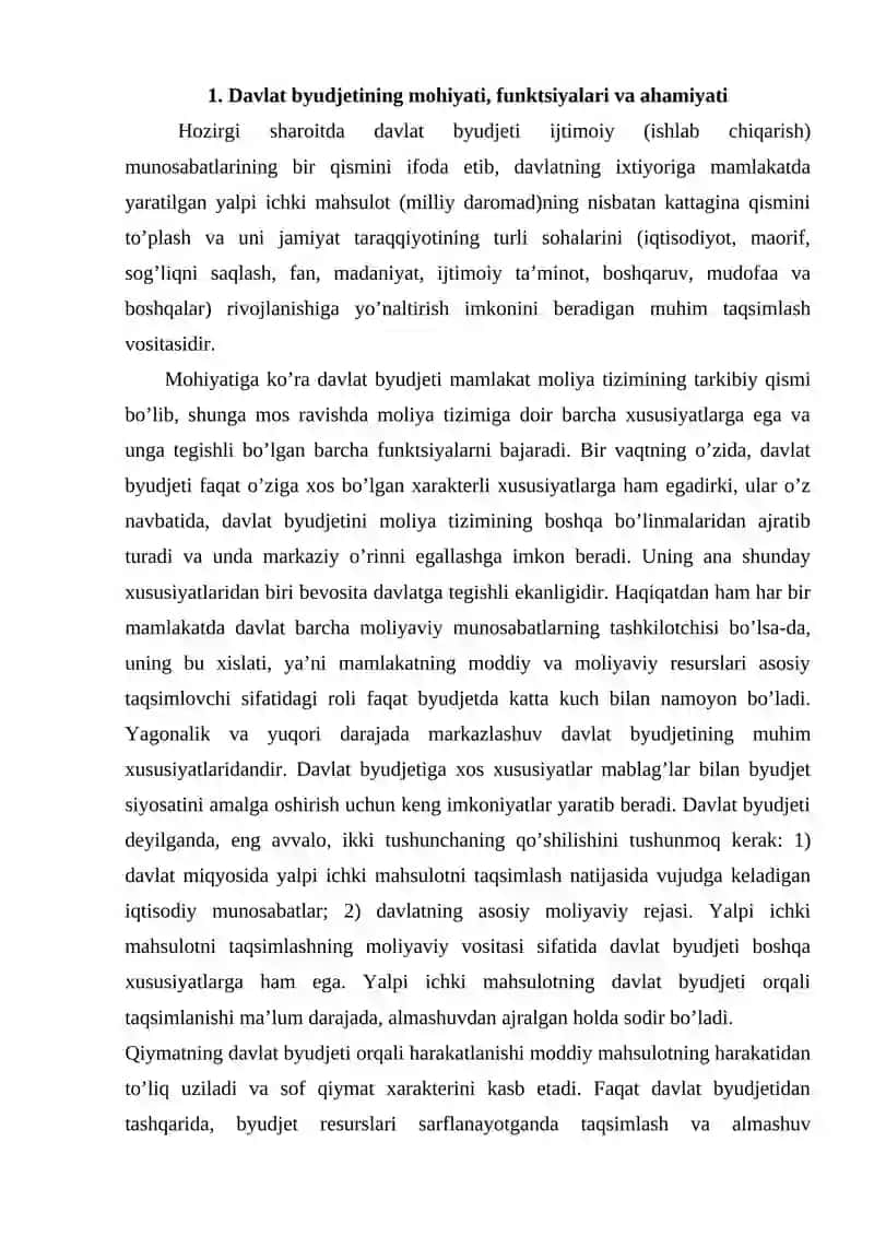 Davlat daromadlari tahlili 2