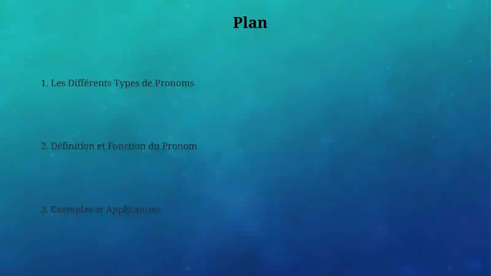 Le pronom et ses types 2