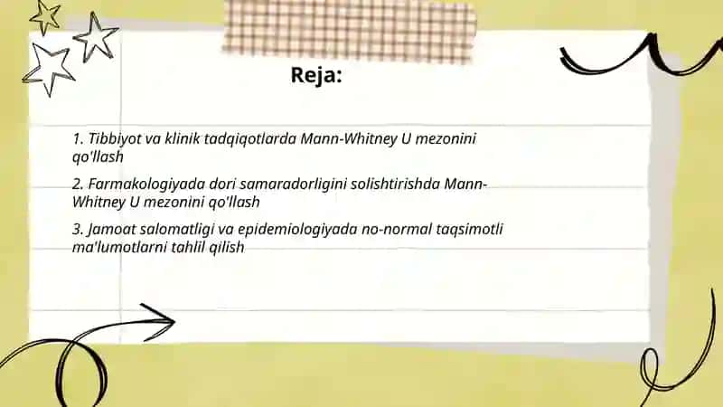 Mann-Whitney U Mezoni 2