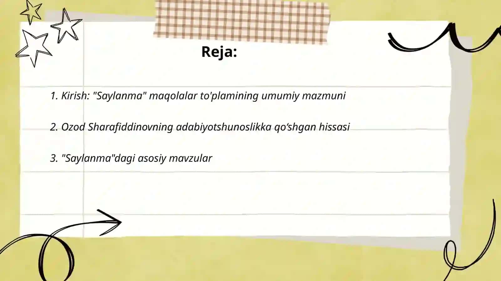 "Saylanma"nomli maqolalar to'plami 2