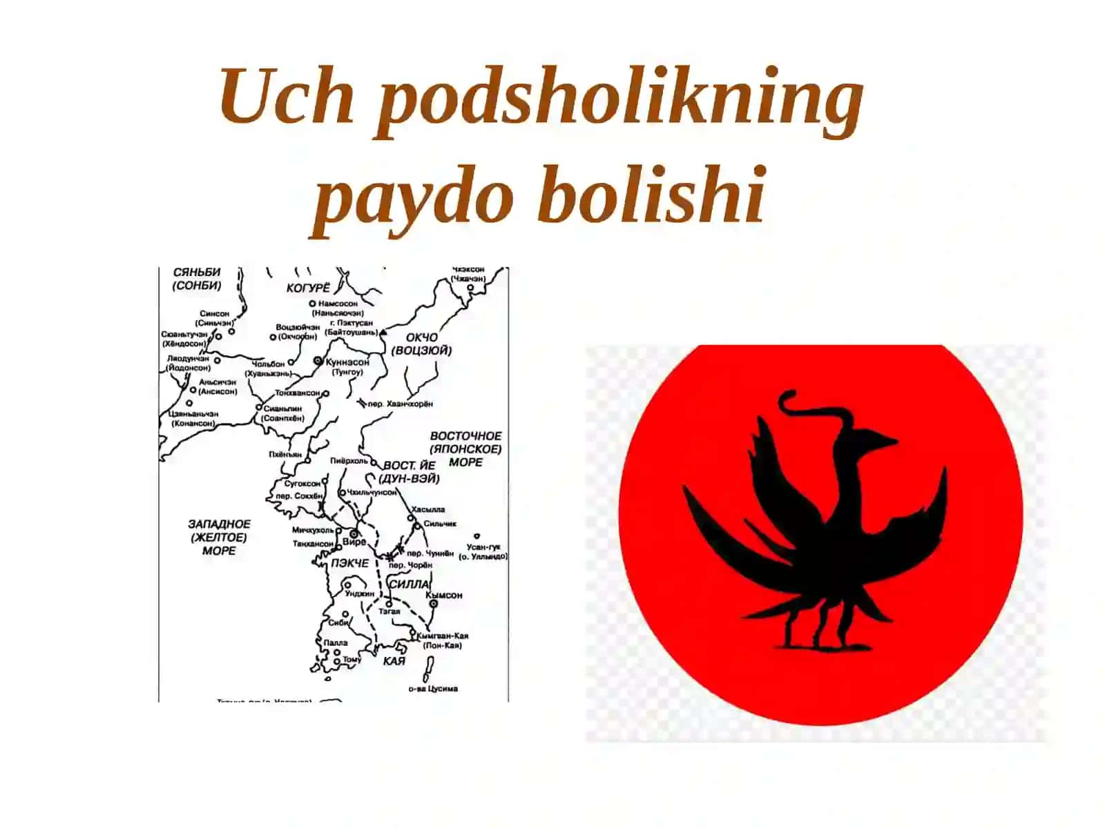 Uch podsholikning paydo bo'lishi 2