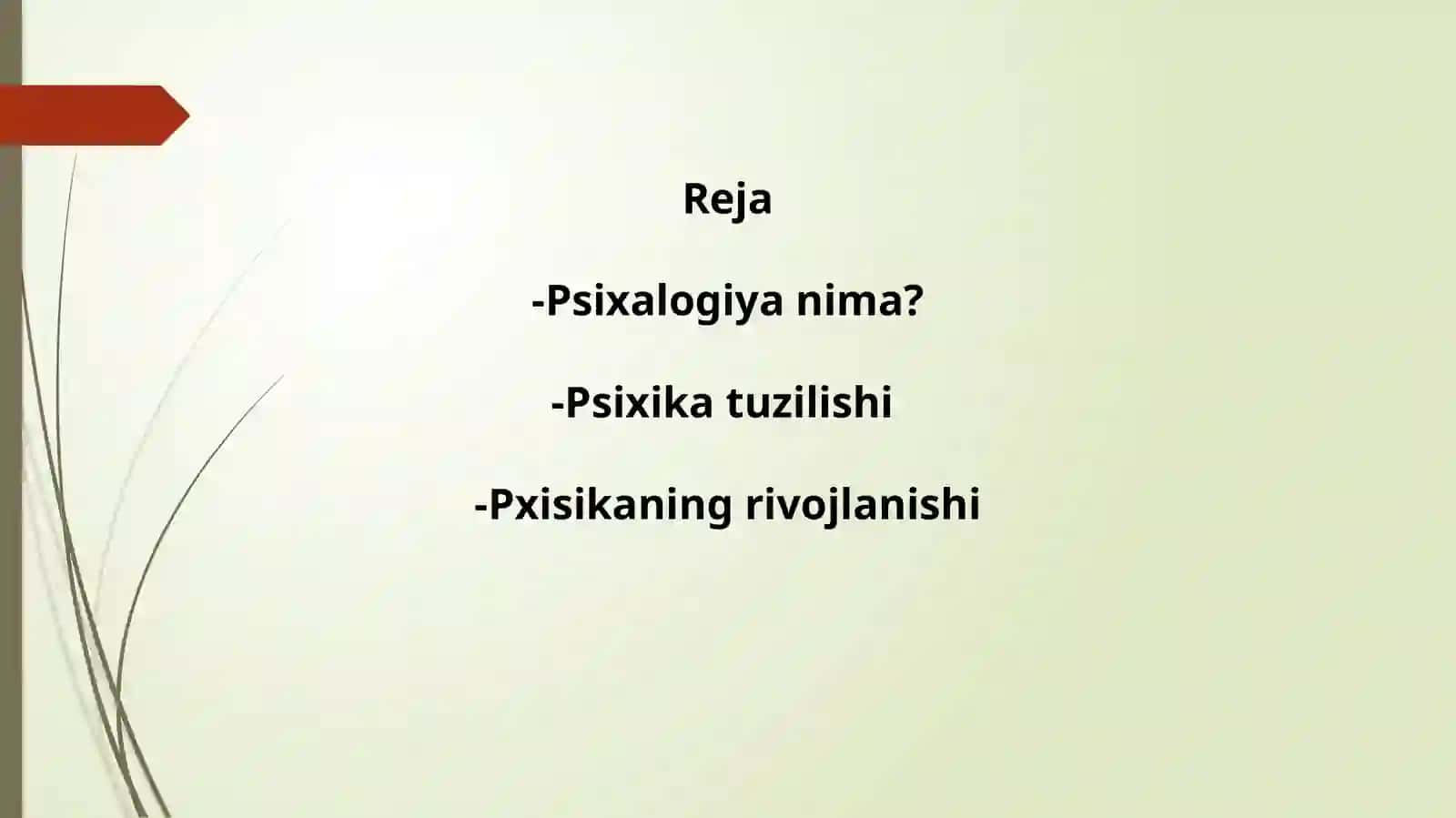 Psixologiyafanining predmeti 2