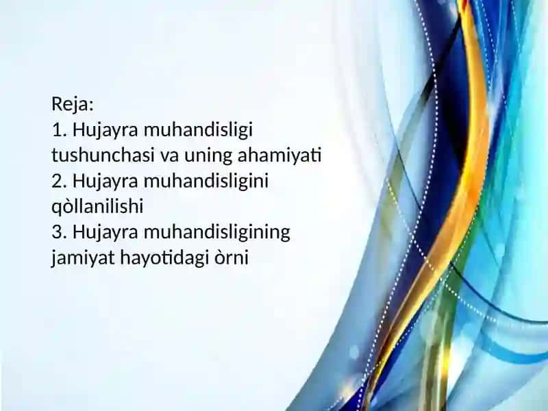 Hujayra muhandisligi 2