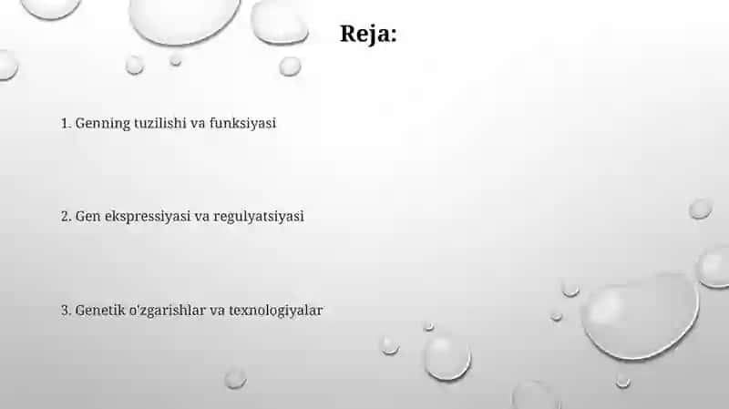 Gen va uning tuzilishi 2