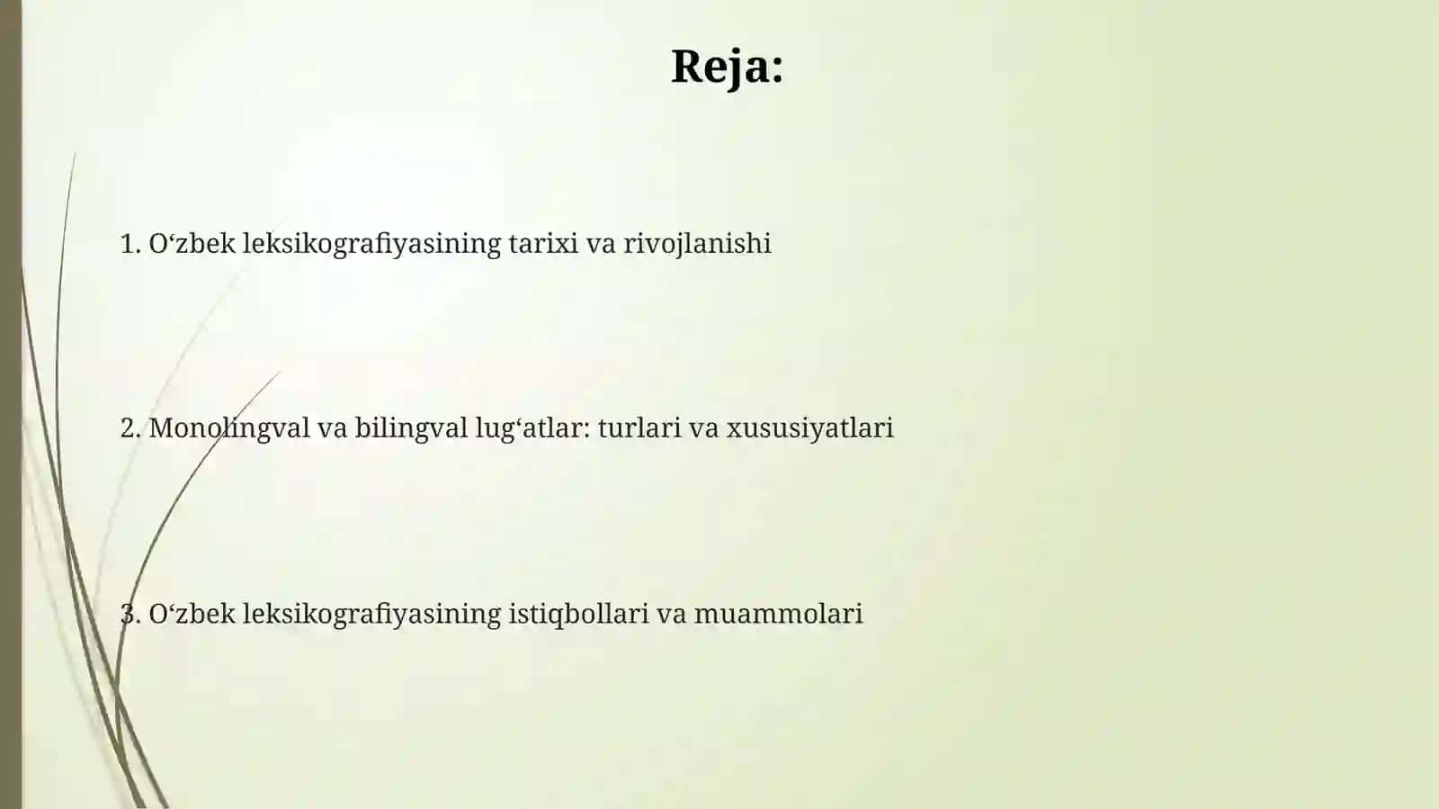 Oʻzbek leksikografiyasi bir va ikki tilli lugʻatlar 2