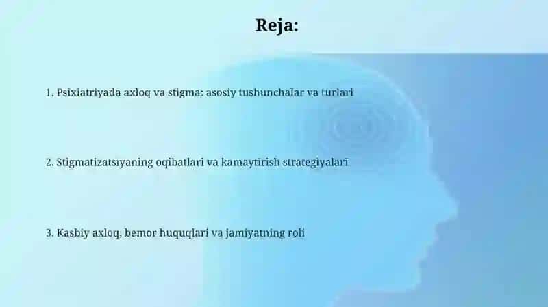 Psixiatriyada axloq va stigma: Kirish 2