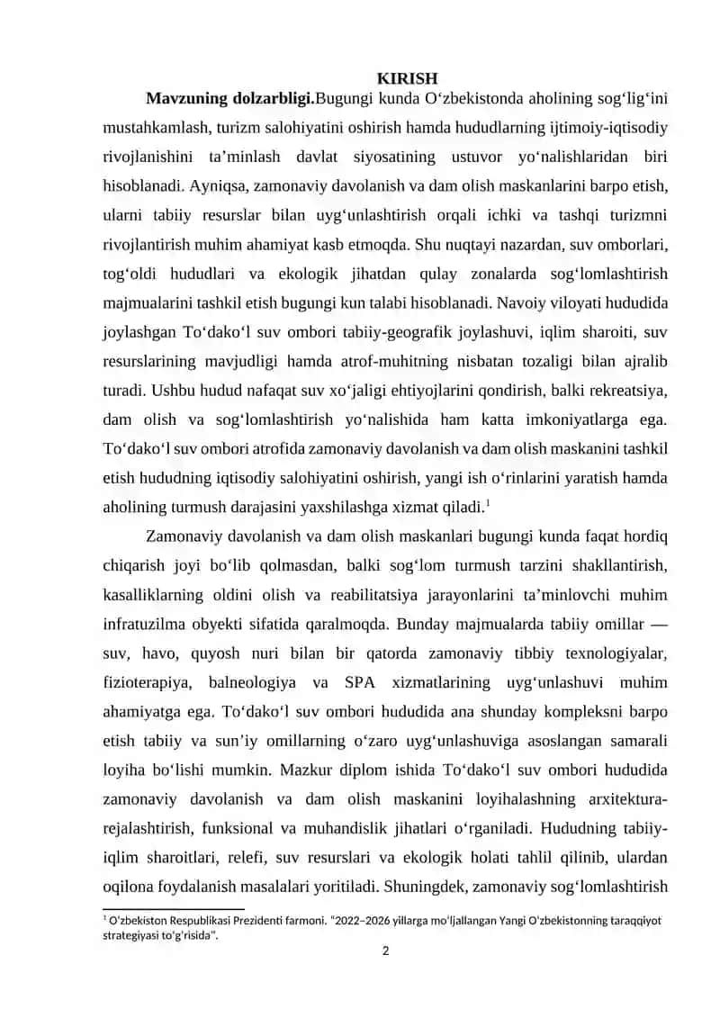 Shahar qurilishi hamda kommunal infratuzilmani tashkil etish va boshqarish” ishlab chiqarish amaliyoti 2