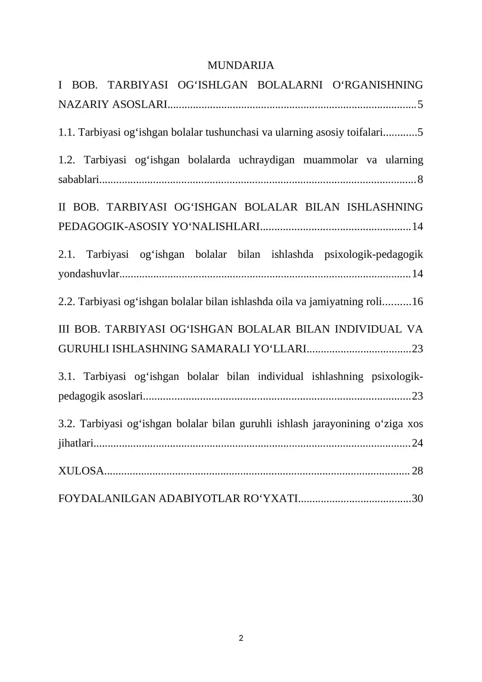 TAʼLIMDA TARBIYASI OʻGʻISHGAN BOLALAR BILAN ISHLASH USULLARI 2