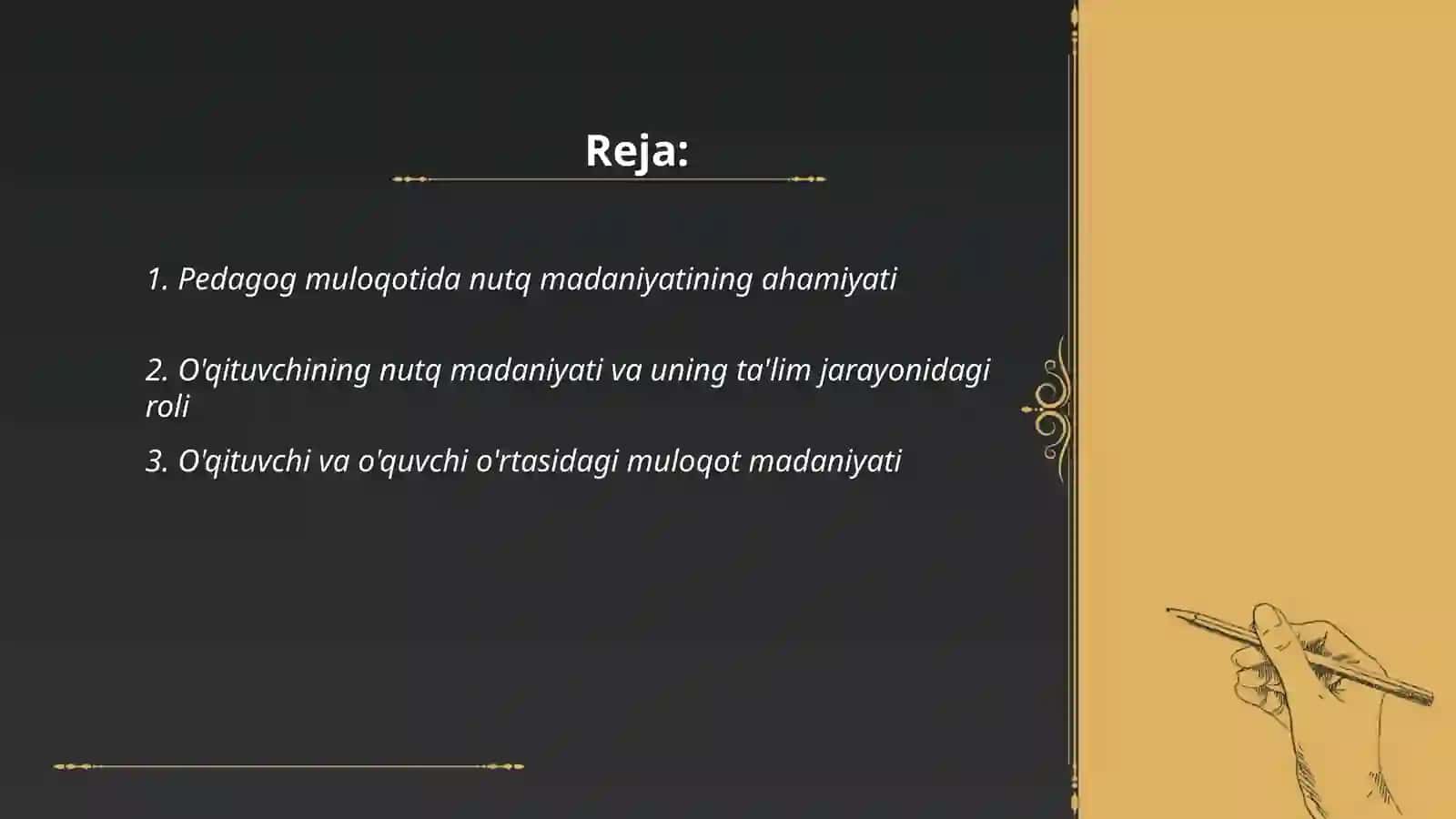 Nutq Madaniyatining Pedagogika O'rni 2