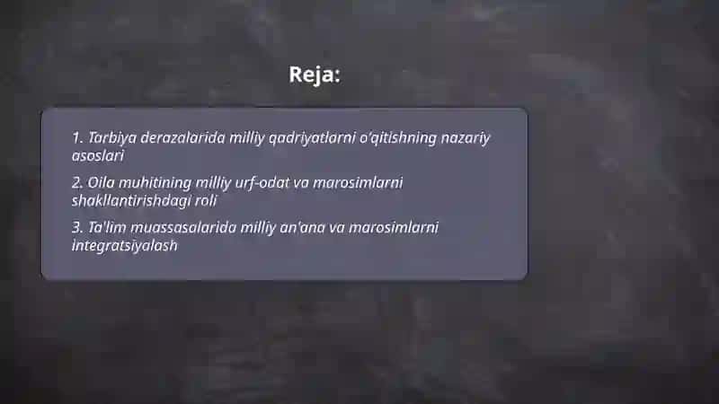 Tarbiya derazalarida milliy qadriyatlar 2