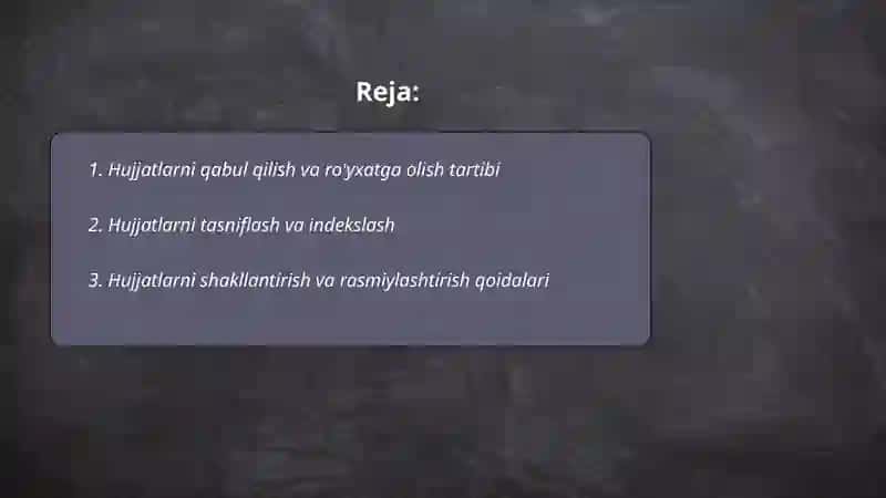 Hujjat ustida ishlash tartiboti 2