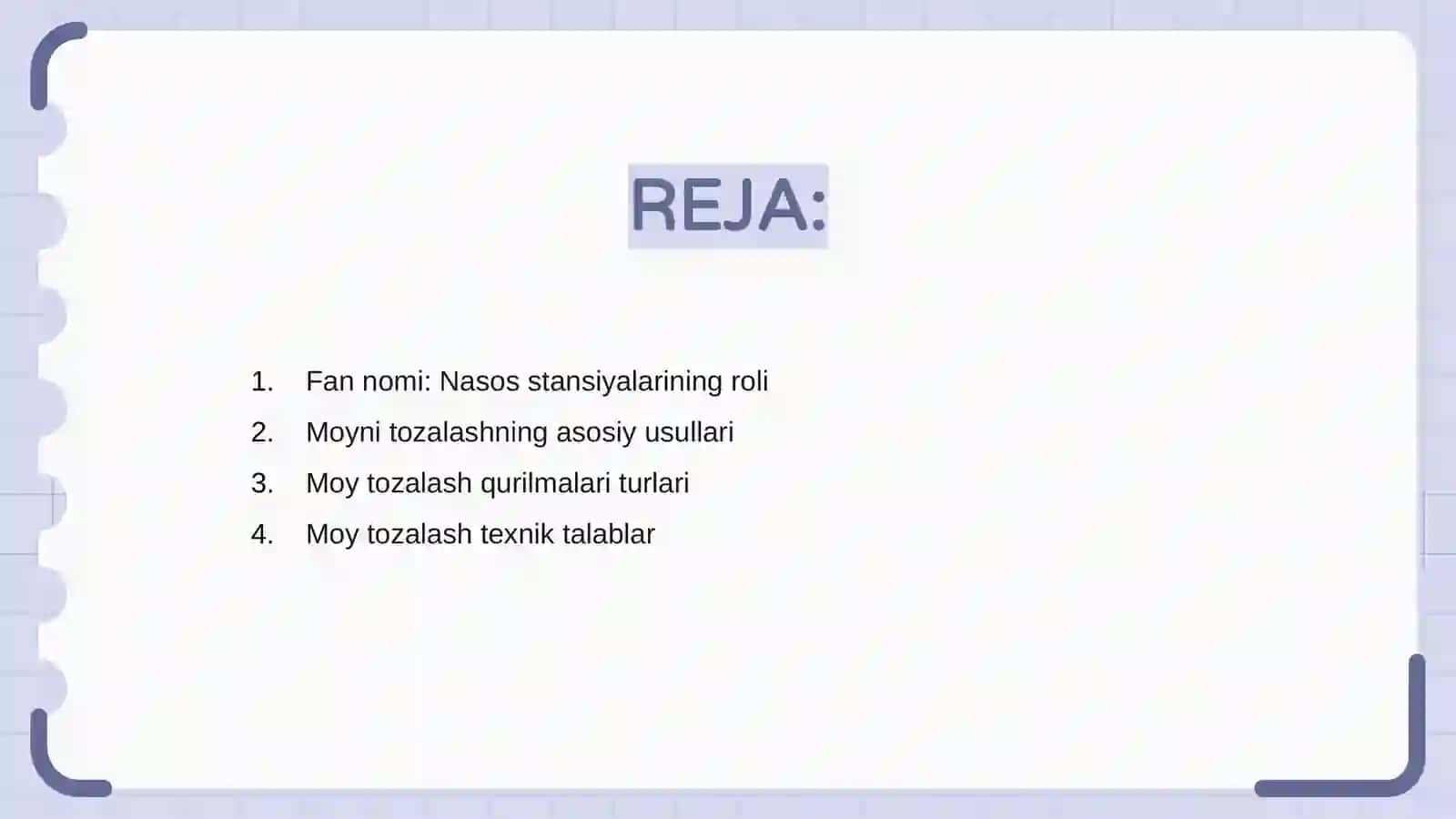 Nasos stansiyalaridan foydalanish 2