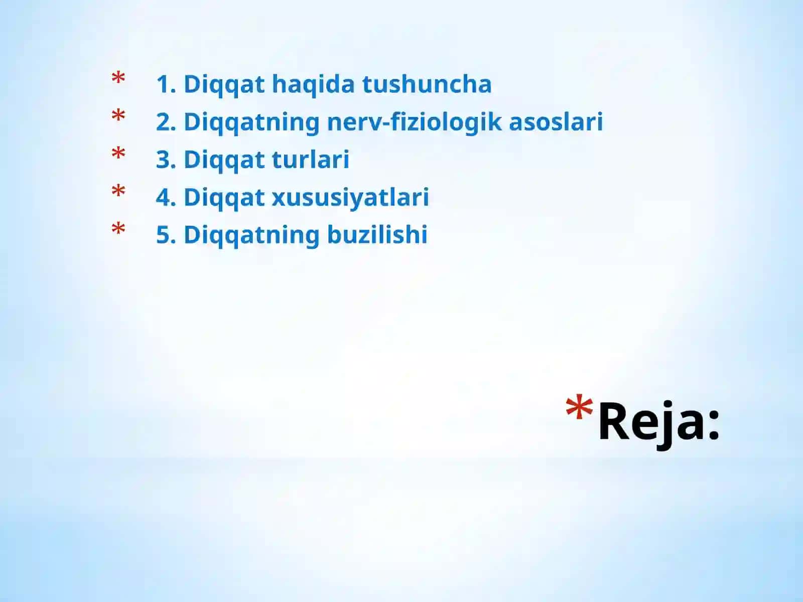 DIQQAT HAQIDA TUSHUNCHA 2