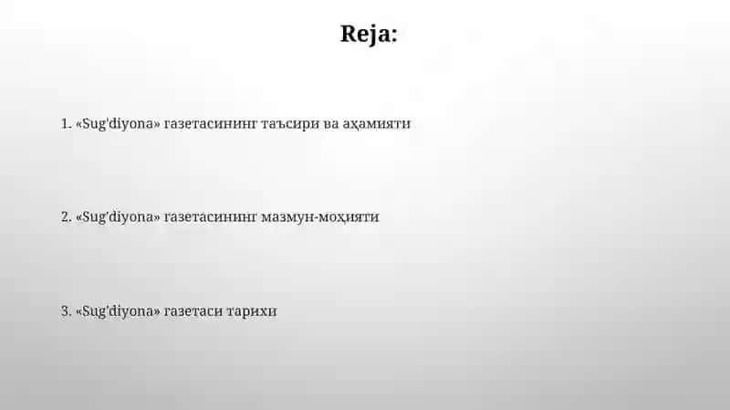Sug'diyona gazetasi haqida 2
