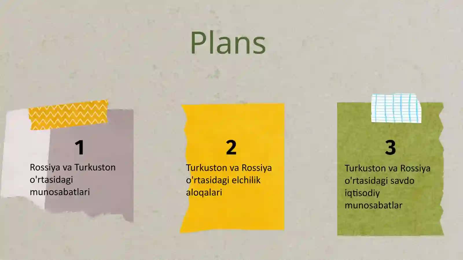 Rossiya va Turkiston o'rtasidagi munosabatlar 2