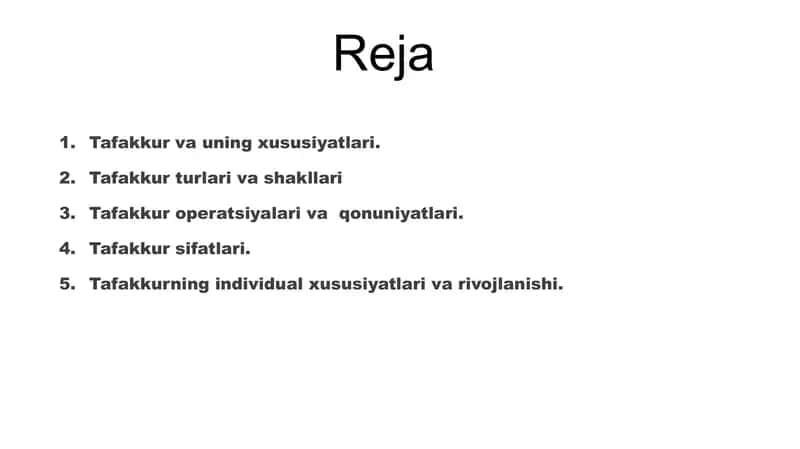 Tafakkur va uning psixologik tavsifi 2