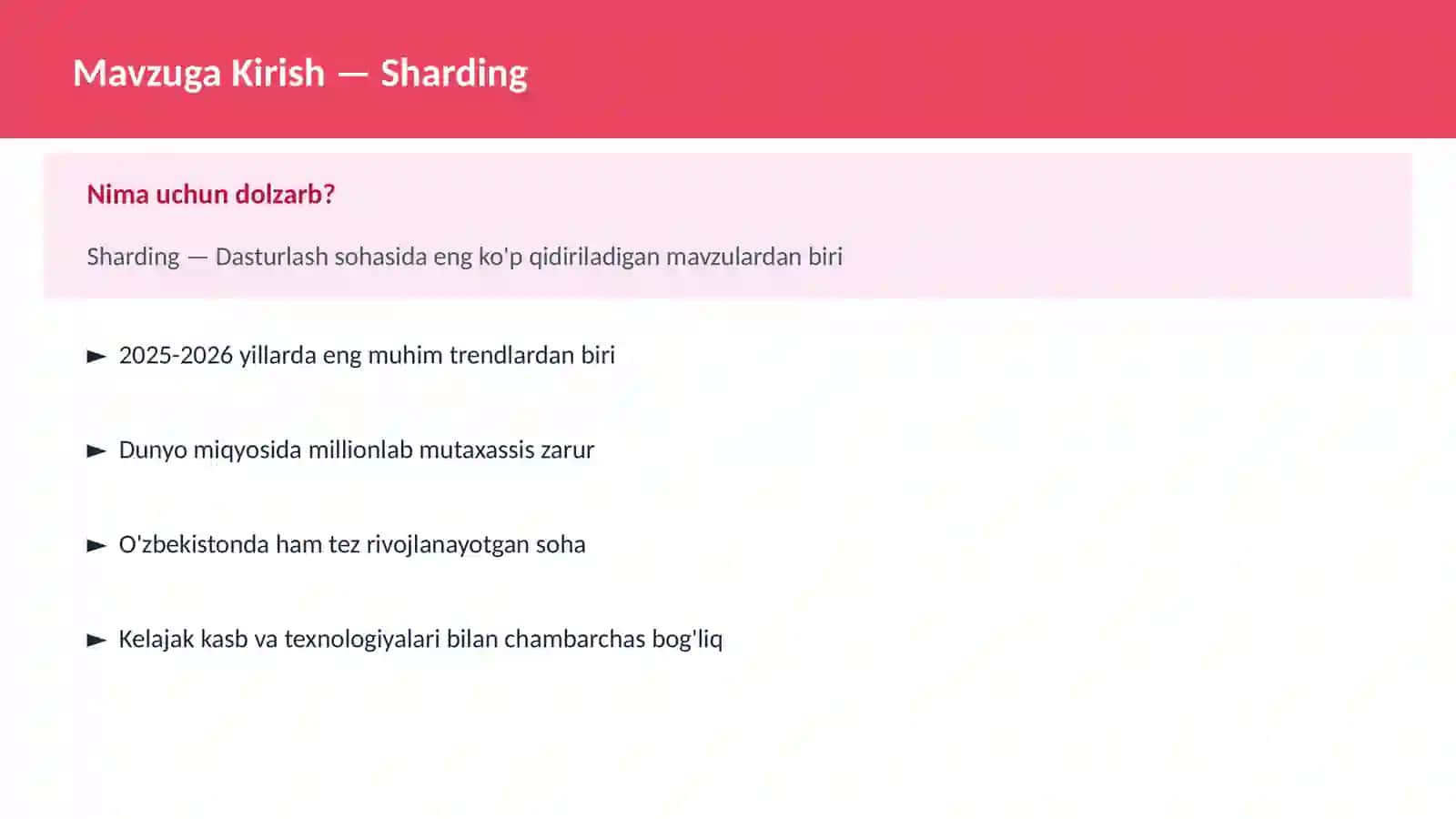Sharding 2