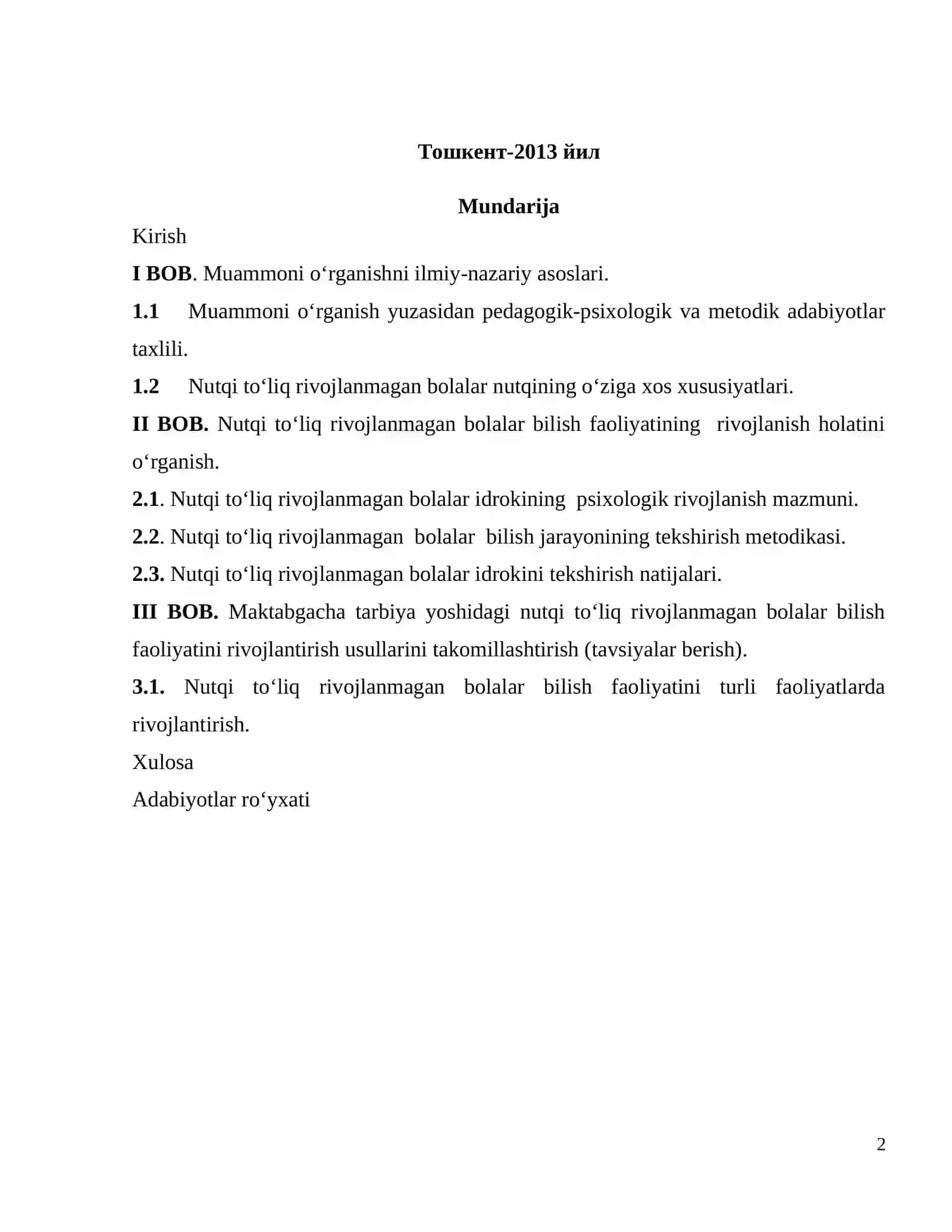 Nutqi tо‘liq rivojlanmagan bolalar bilish faoliyatining rivojlanish xususiyatlari 2