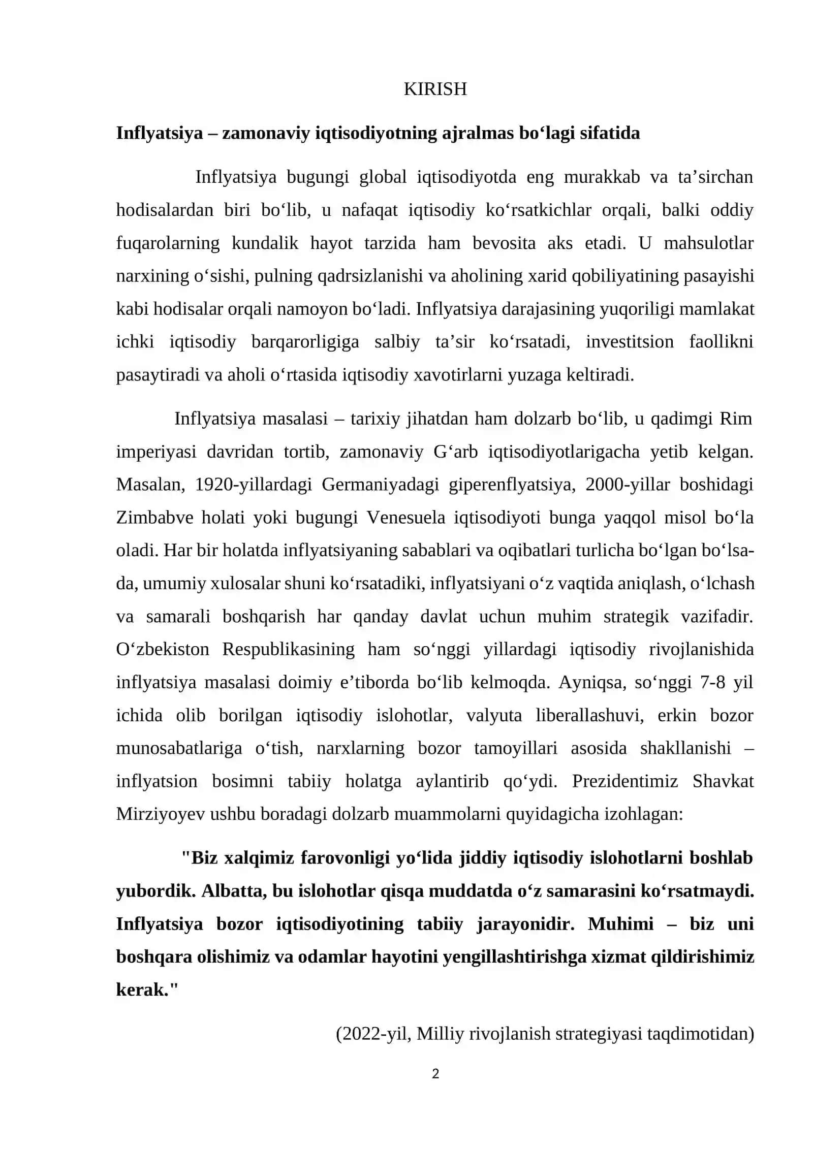 Inflyatsiya tushunchasi va turlari 2