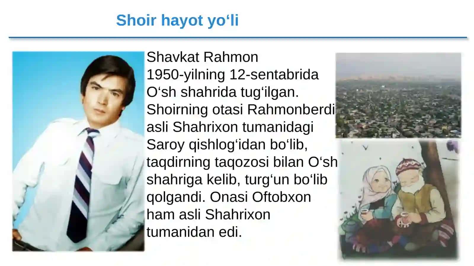 SHAVKAT RAHMON HAYOTI VA IJODI 2