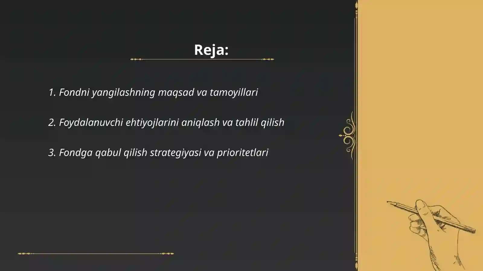 Kutubxona fondlari va kataloglari fani 2