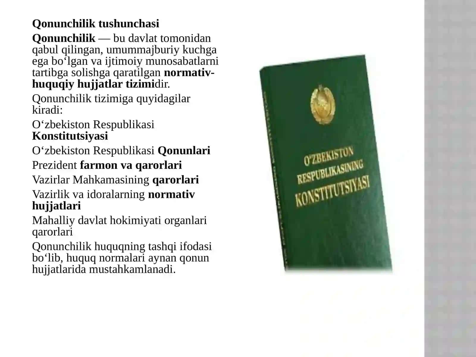 huquq fanidan mustaqil ish 2