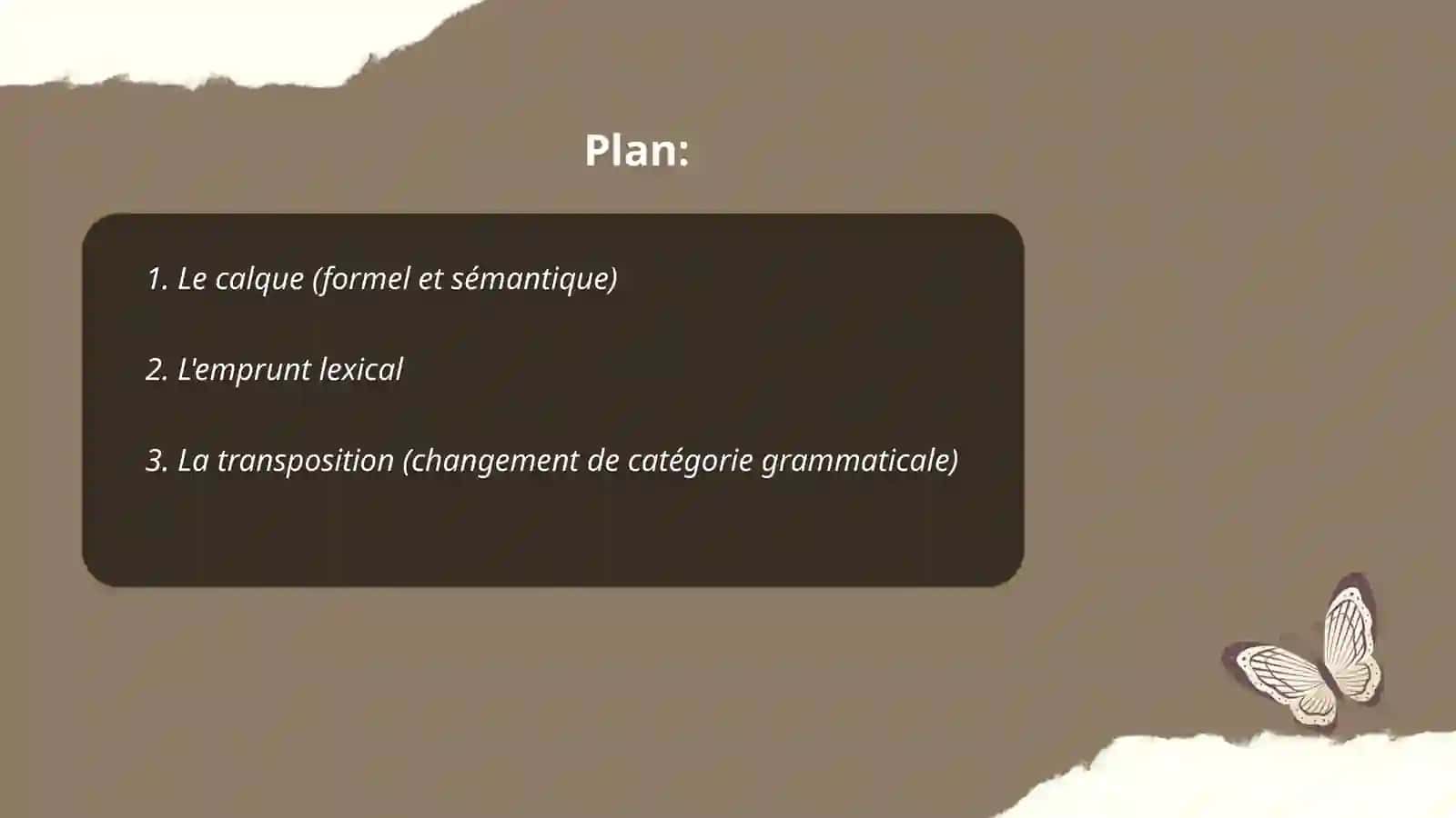 Les procédés de traduction 2