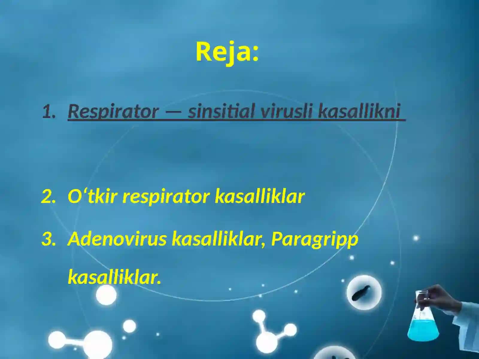 Respirator — sinsitial virusli kasallikni 2