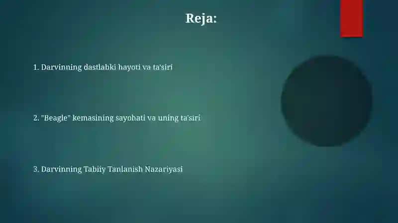 Ch.Darvinning hayoti va ilmiy faoliyati 2
