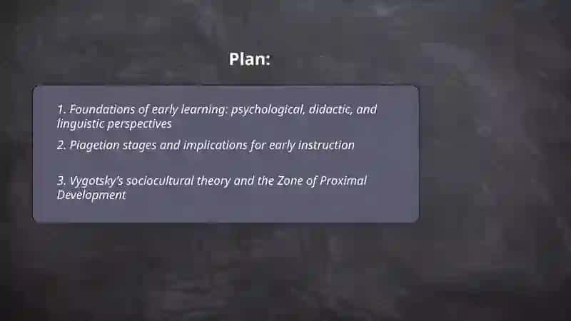 Psychological didactic and linguistic bases of early learning 2