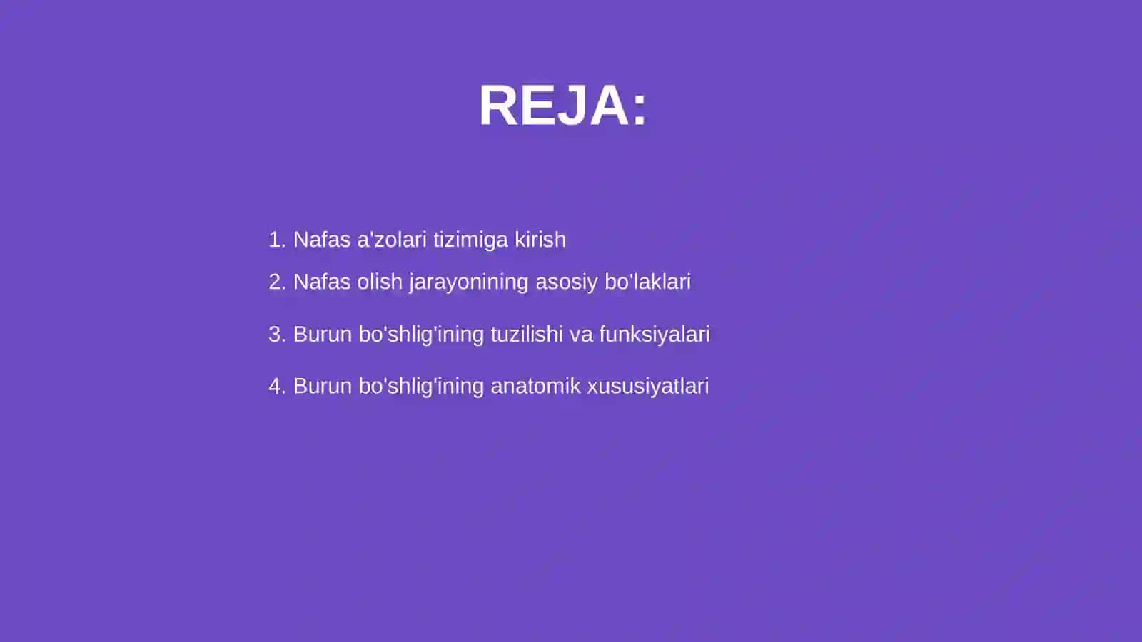 Nafas a'zolari tizimi 2