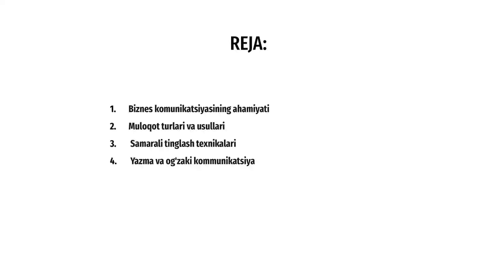 Biznesda kommunikatsiya 2