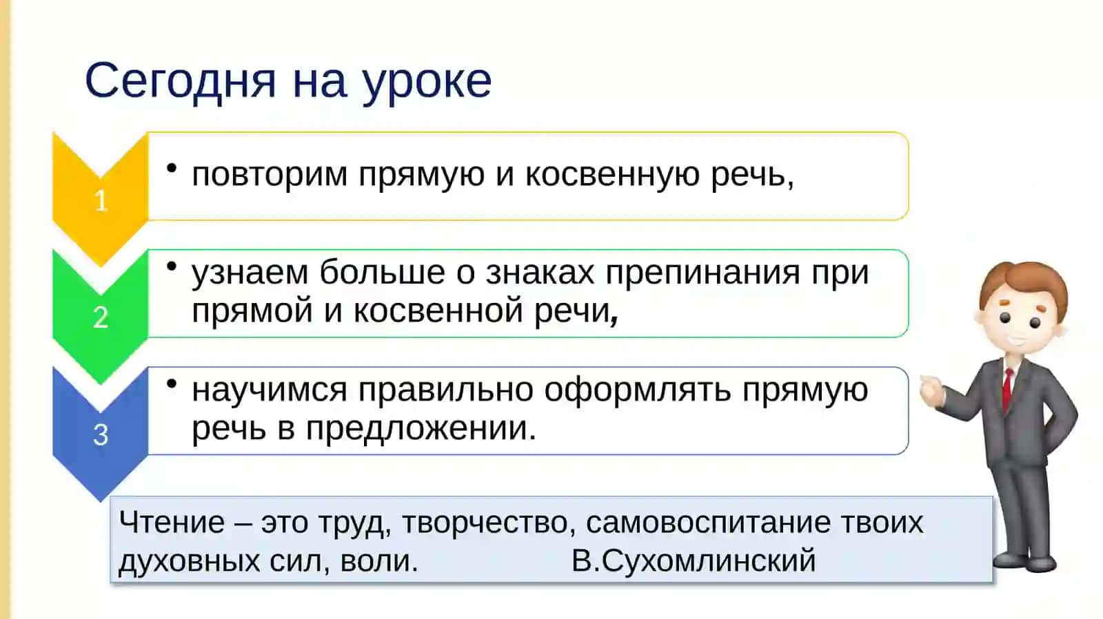 Прямая и косвенная речь 2