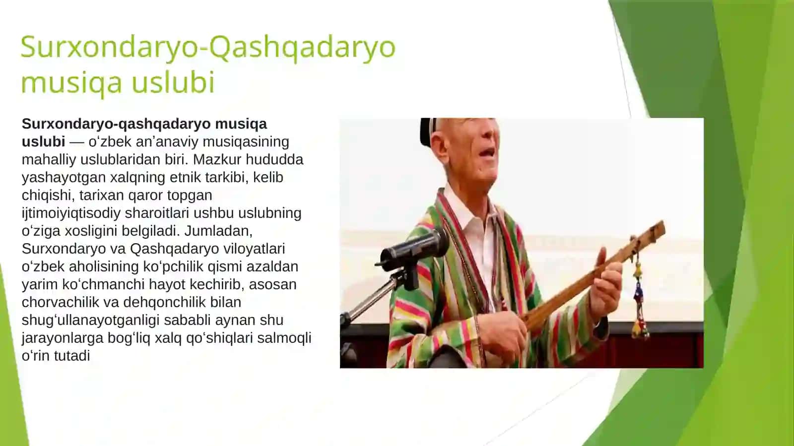 Surxondaryo-Qashqadaryo musiqa uslubi 2