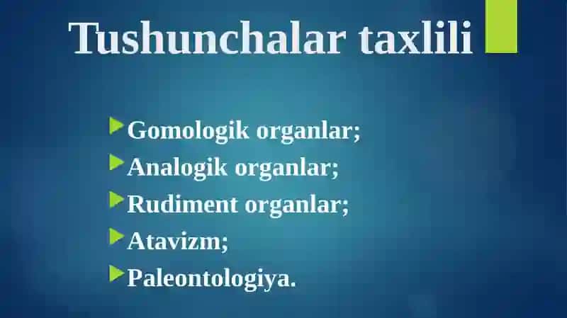 Evolutsiyani isbotlashda biogeografiya fani dalillari 2