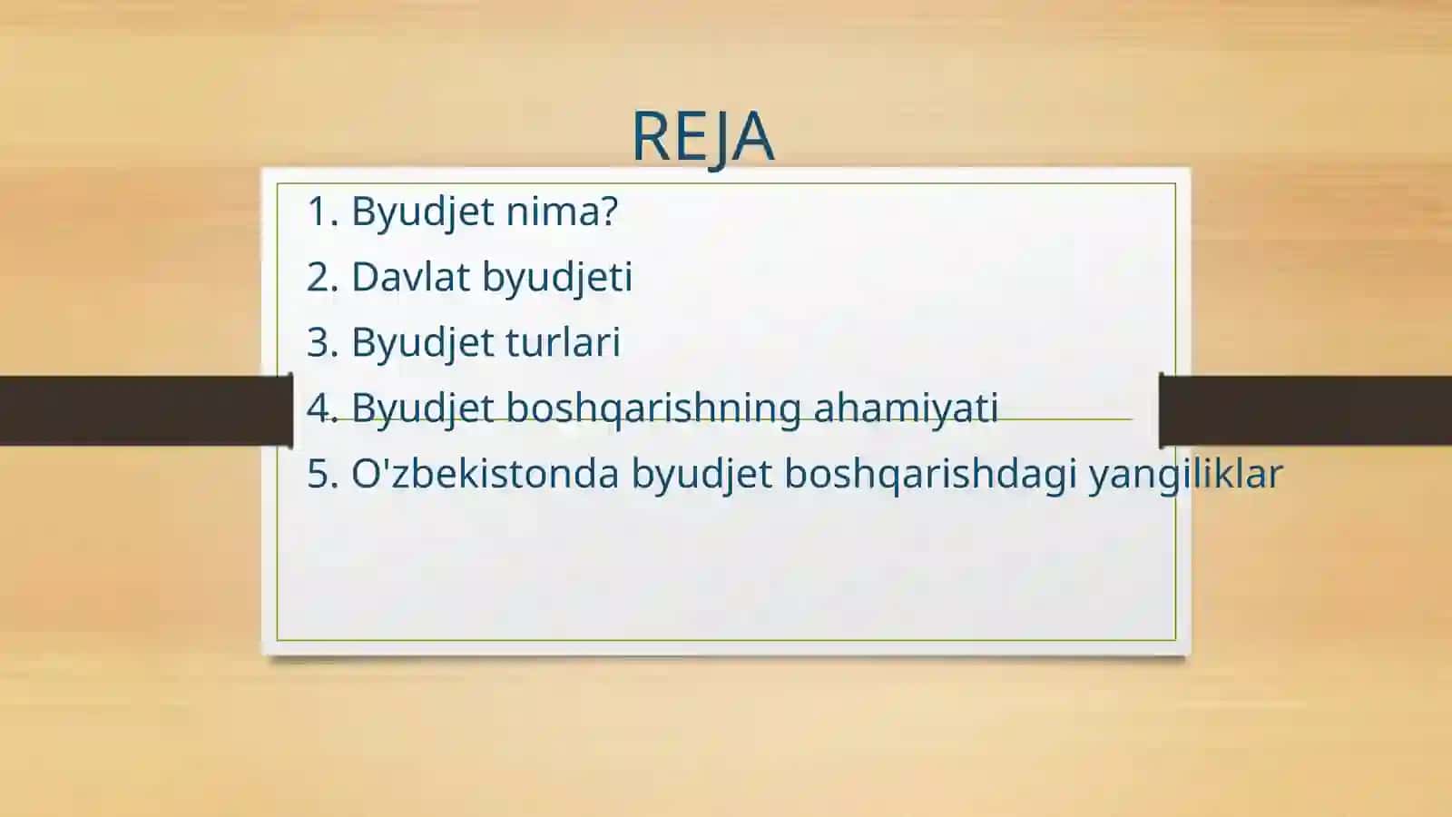 Byudjetniboshqarish va byudjet turlari 2