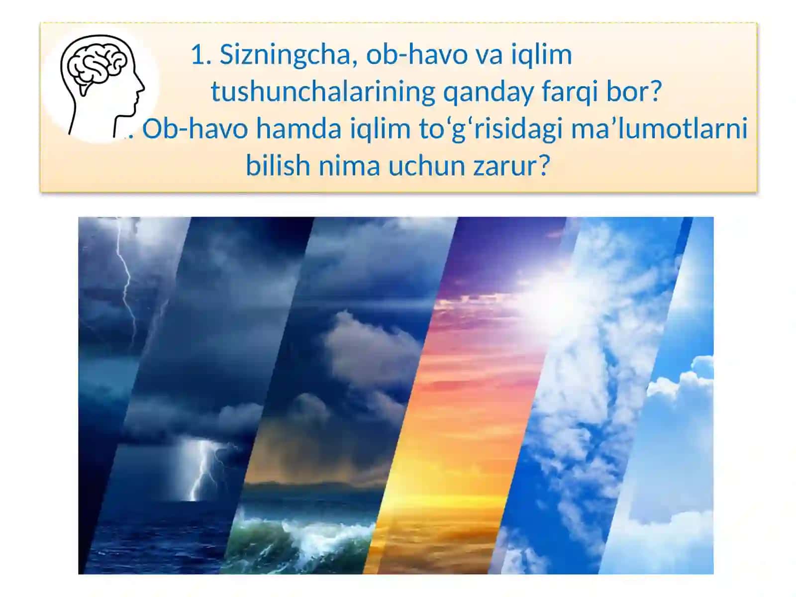 O‘ZBEKISTON IQLIMINING O‘ZIGA XOS JIHATLARI 2