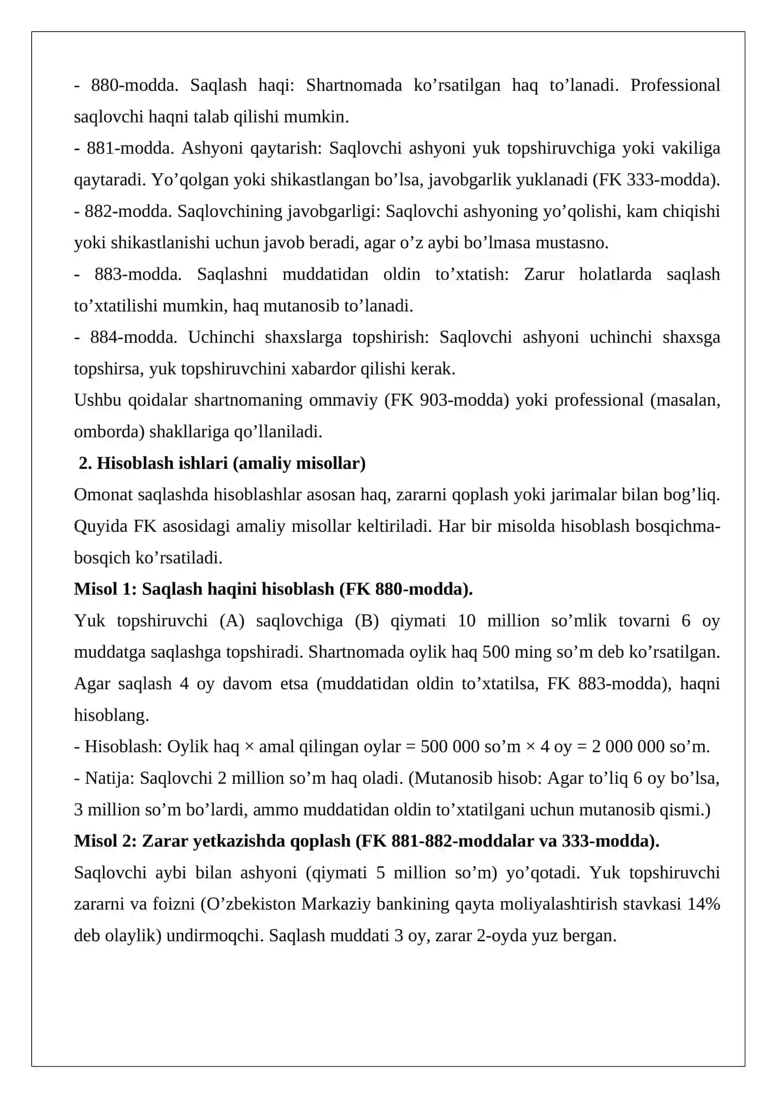 Hisoblash ishlari 2