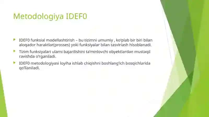 IDEF0 metodologiyasi 2
