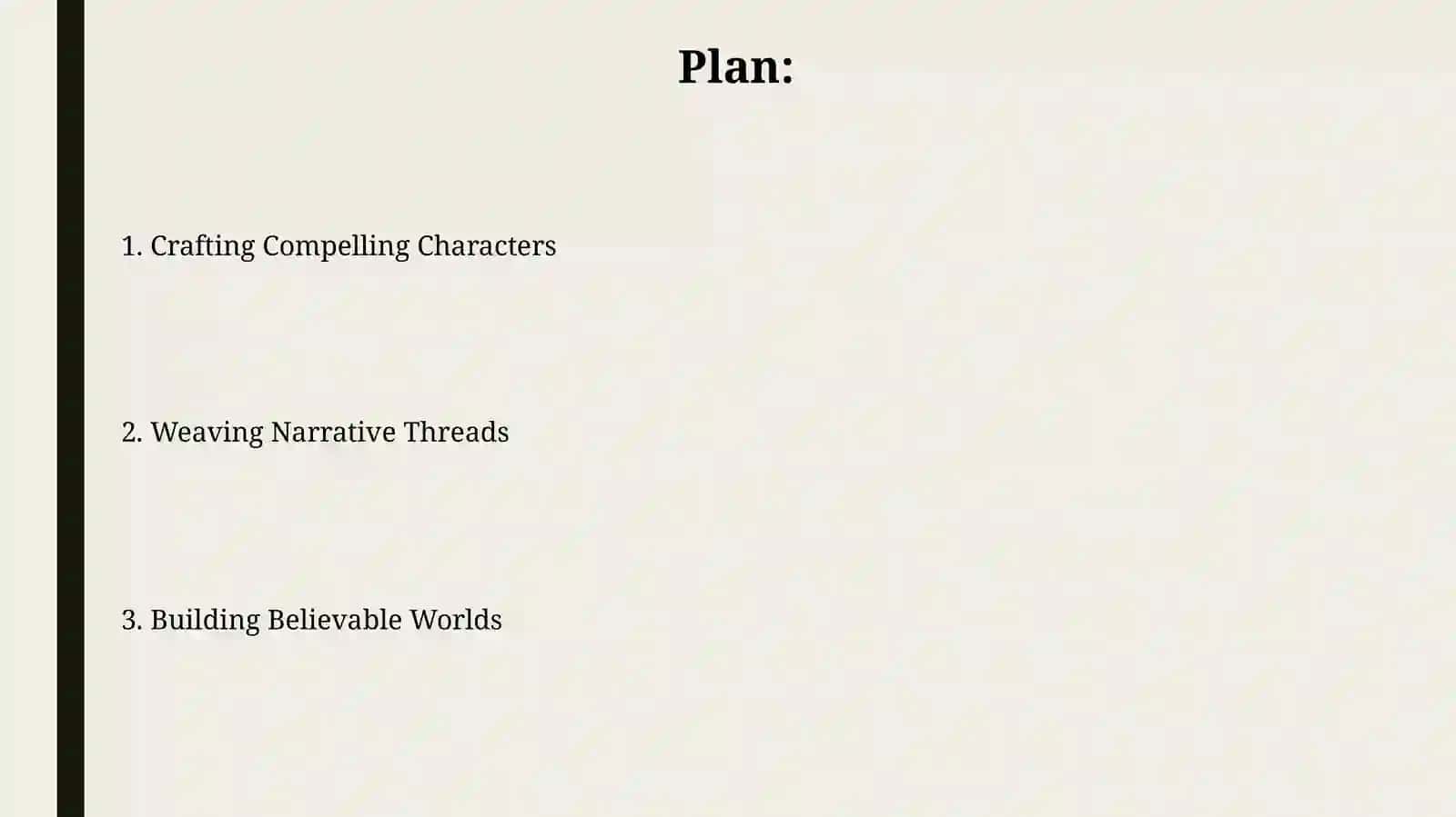 Creative writing contexts:story writing 2