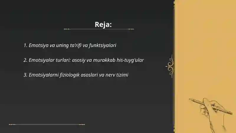 Emotsiya va motivatsiya 2