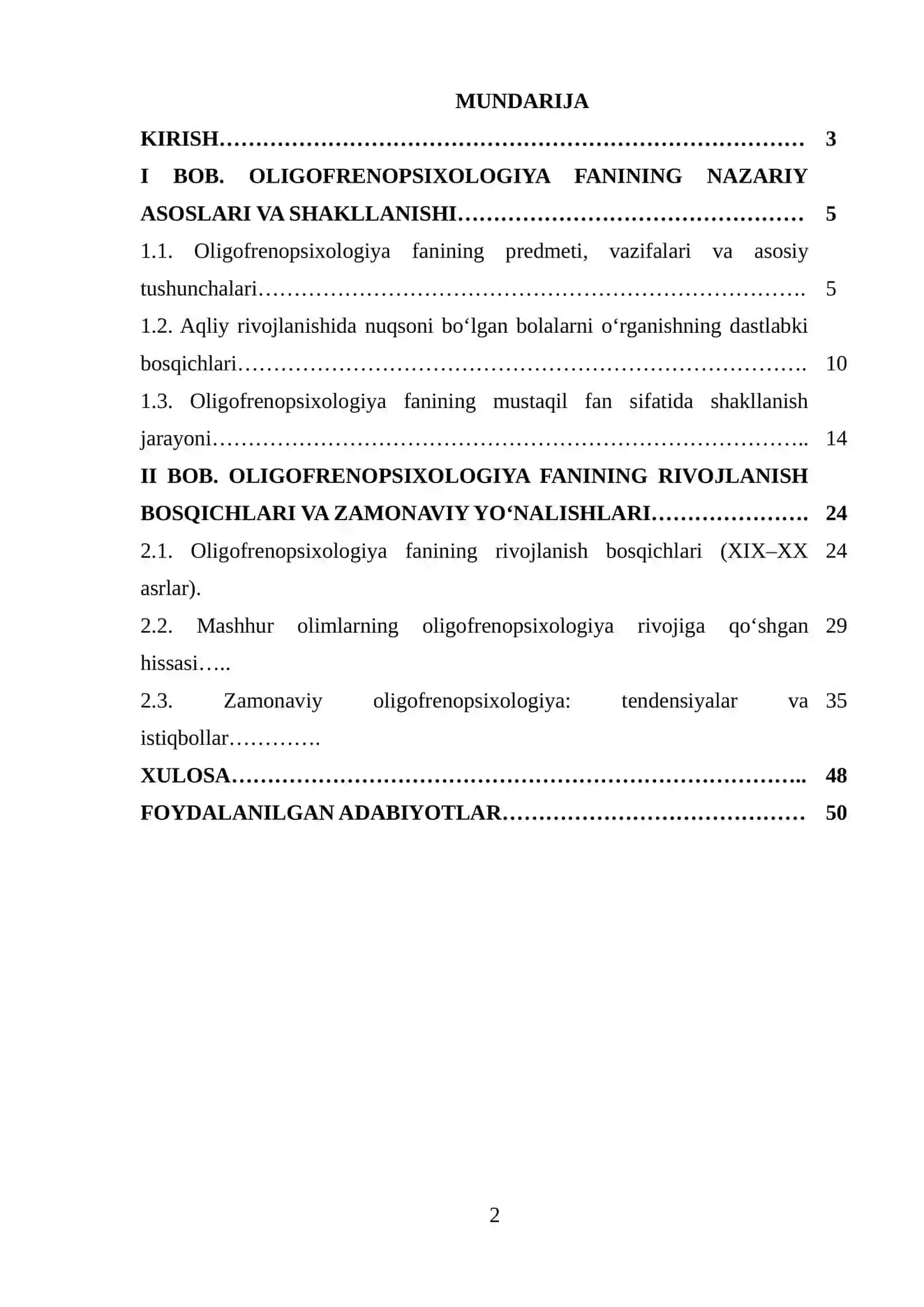 Oligofrenopsixologiya fanining rivojlanish tarixi 2