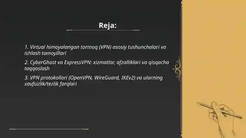 Virtual himoyalangan tarmok va undan amaliyotda foydalanish 2