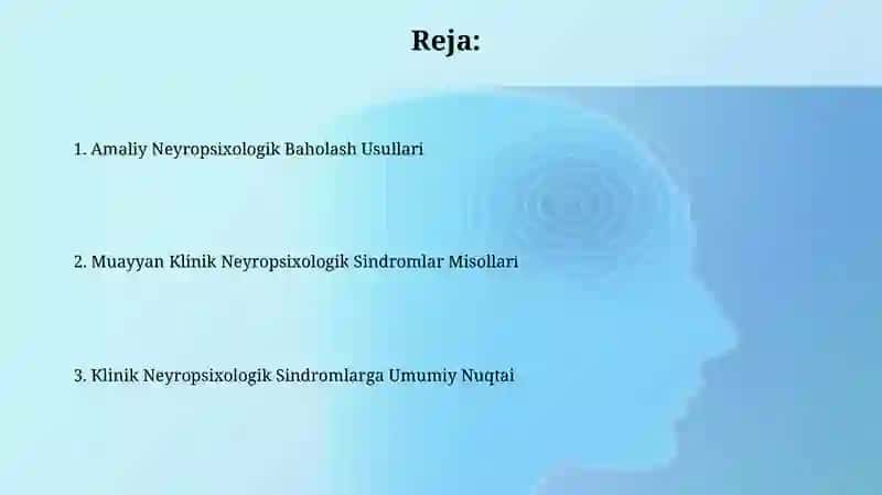 Klinik neyro psixologiya sindromlar 2